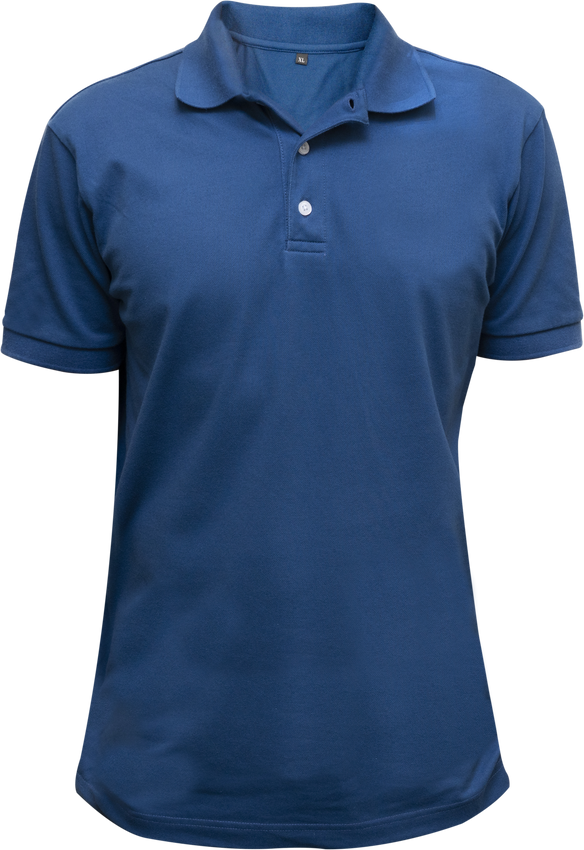 Blue Polo T Shirt Template